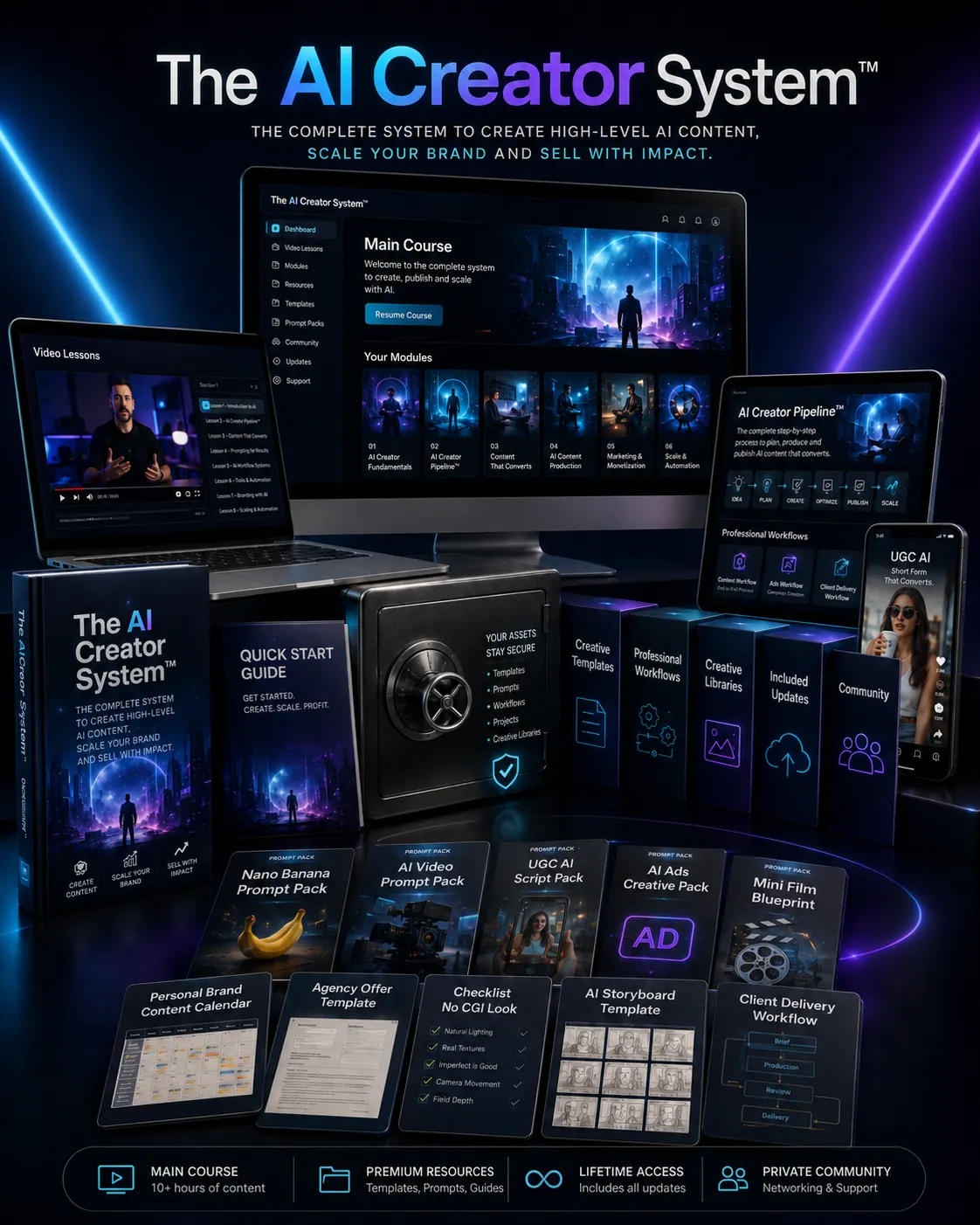 The AI Creator System: the complete package