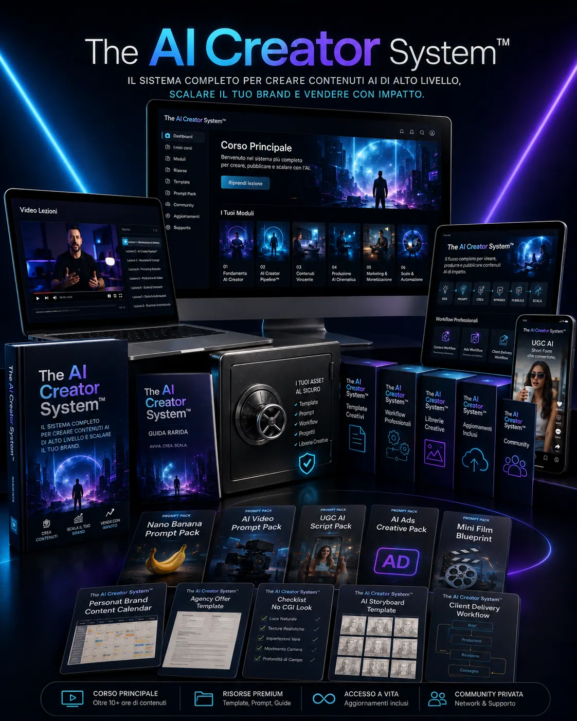 Mockup offerta The AI Creator System